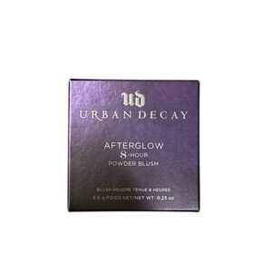 NIB - Urban Decay Afterglow 8 Hour Powder Blush Indecent : Peach - Full Size